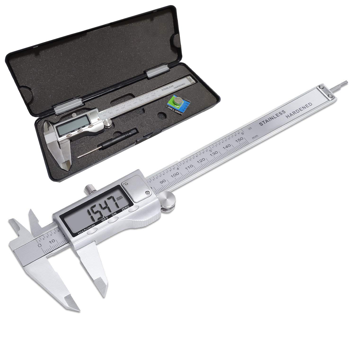 Digital Caliper 150Mm Stainless Steel - Metal dijital kumpas 150/200/300MM paslanmaz çelik