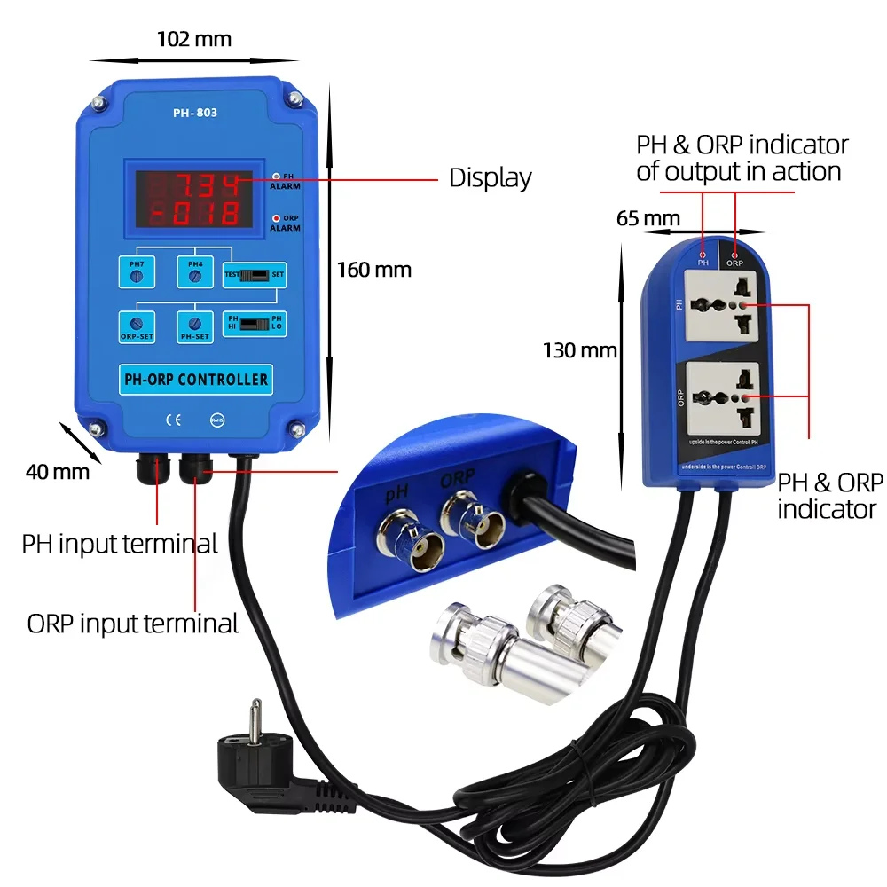 Ph Meter Digital Water Tester - Dijital PH Kontrol Cihazı, pH Ölçer,