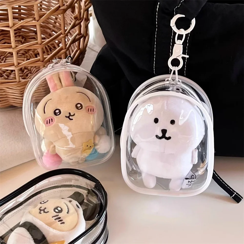 Packaging - Yeni Taşınabilir Şeffaf Fermuarlı Saklama Çantası,